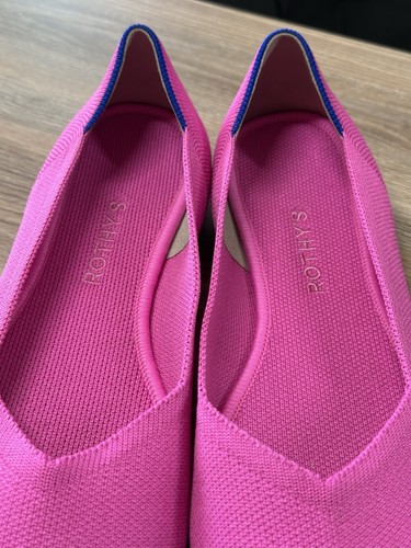 Rothy’s The Flat in Dragon Fruit Damen-Ballerinas Größe 10 runde Spitze klassisch - Bild 15 von 16
