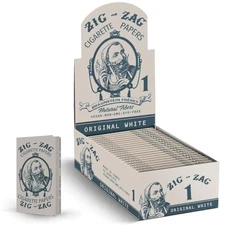 ZIG-ZAG Rolling Papers Original White (70mm) Vintage [Limited Edition] (24-Pack)
