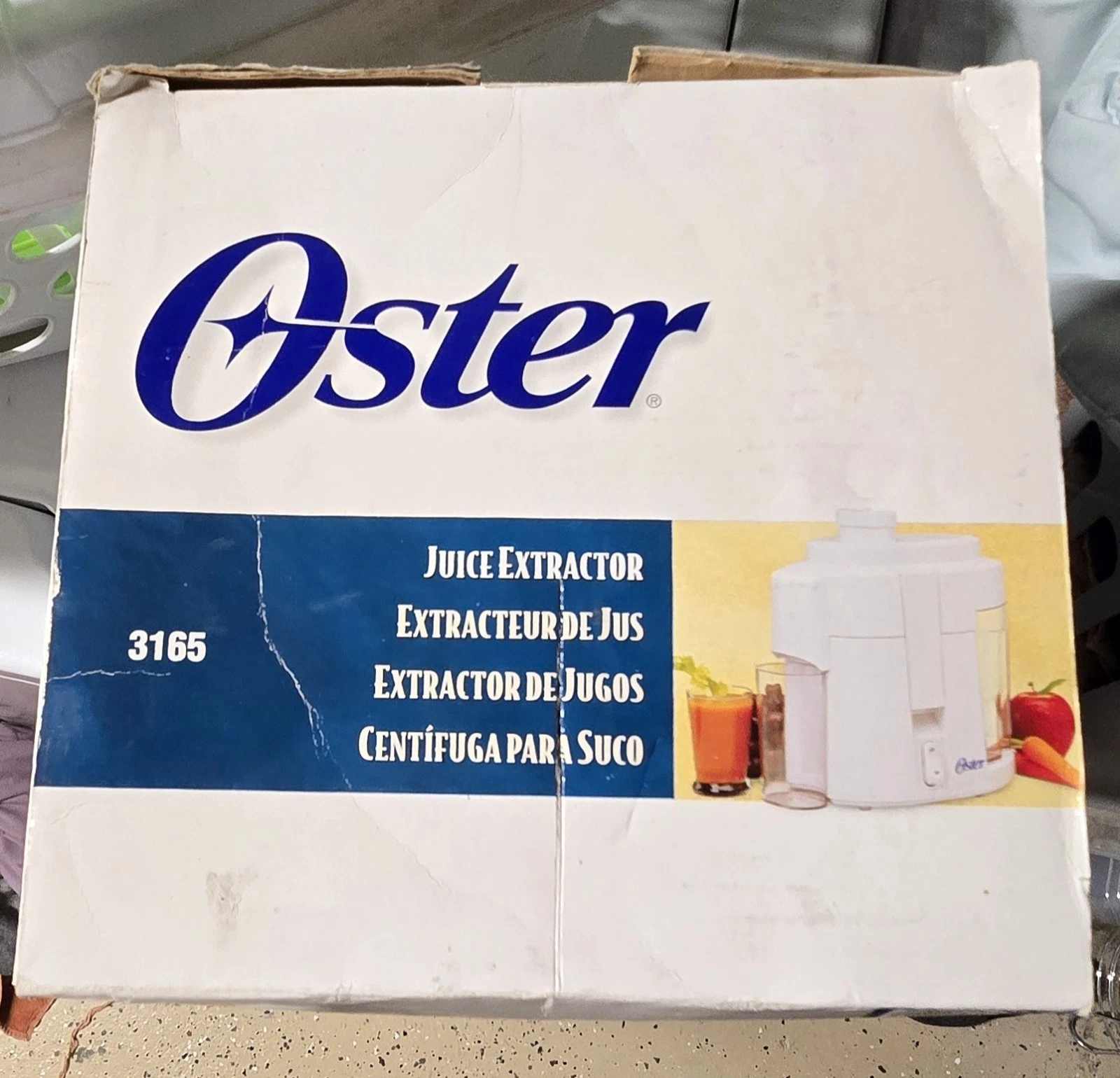 Oster Juice Extractor 300 Watt Model 3165 Open Box 1997 NEW