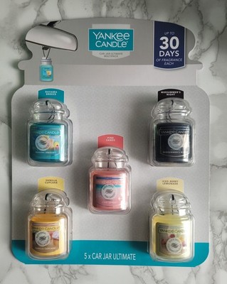 Brandneu Yankee Candle 5 x Car Jar Ultimate Bundle