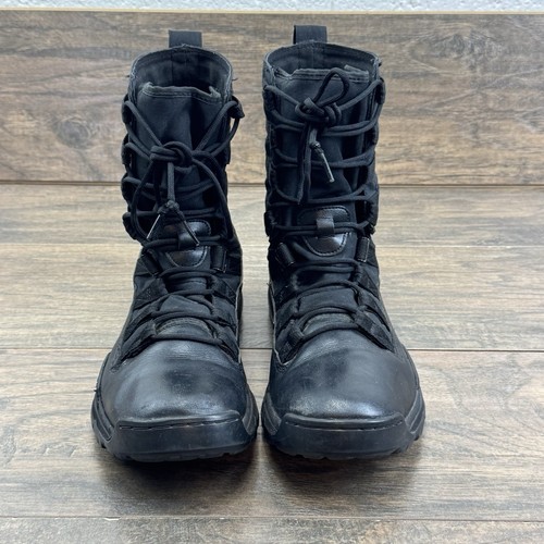 Nike Tactical Boots Mens 10.5 SFB Gen 2 Black Military Combat 922474-001-READ - Imagen 2 de 10
