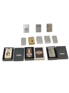 Lot de 11 briquet ZIPPO