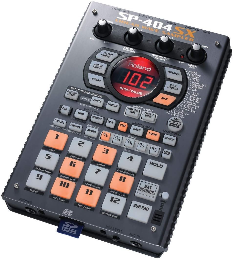 名機！ローランド Roland SP-404SX サンプラー USED Roland SP-404SX Compact Linear Wave Sampler used | eBay