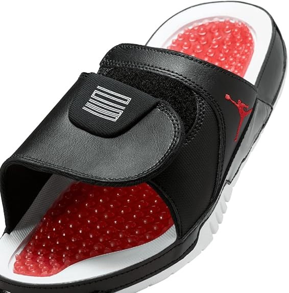 Men's Jordan Hydro XI Retro Black/White-Gym Red (FN2452 006