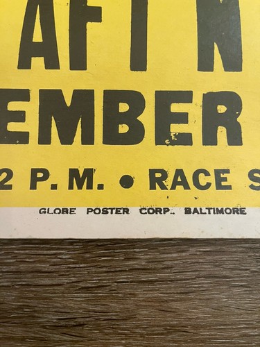 Póster de coche de colección Globe Shelby, recinto ferial de Carolina del Norte - ¡Raro! - Imagen 7 de 9