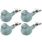  4PCS Creative Iron Tischdeckenclips Bird Shape Tischdeckenbezug-Klemmen für das