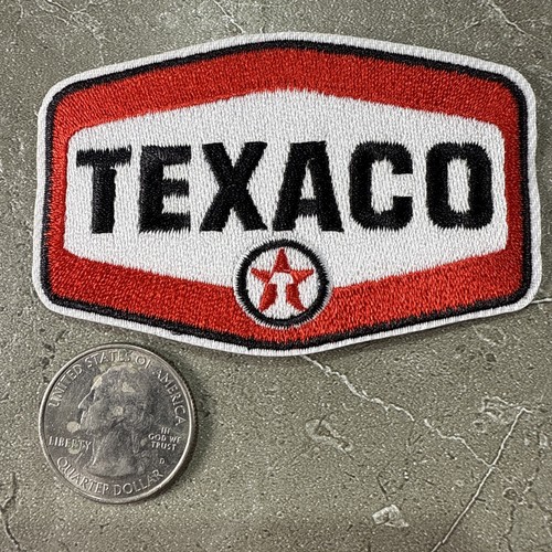 🔥 Texaco Gasoline Embroidered Iron-On Patch Racing Car Mechanic Gas Oil Station - Picture 3 of 5