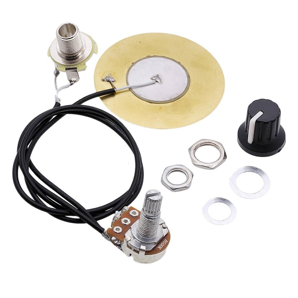 Pickup Piezo Transducer Prewired Verstärker Für Gitarren Violine Ukulele Banjo
