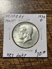 1970-D KENNEDY HALF DOLLAR **KEY DATE**  GEM BU+ MS+ FROM D MINT SET