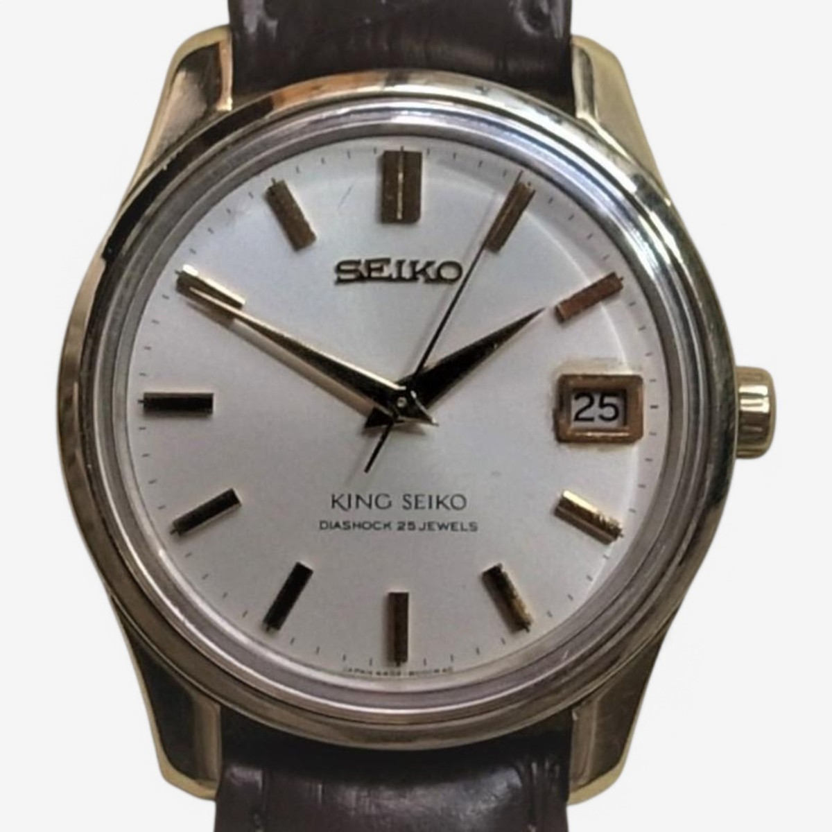 King Seiko 44KS 25 Jewels Hand-Winding Watch SGP 1960s White