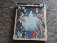 CAPTAIN AMERICA CIVIL WAR Limited 4K Ultra HD Blu-Ray Steelbook Best Buy Marvel