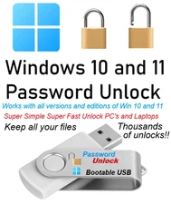 Bootable USB Drive for Windows 11/10 Password Reset bypass tool Unlock PC/laptop