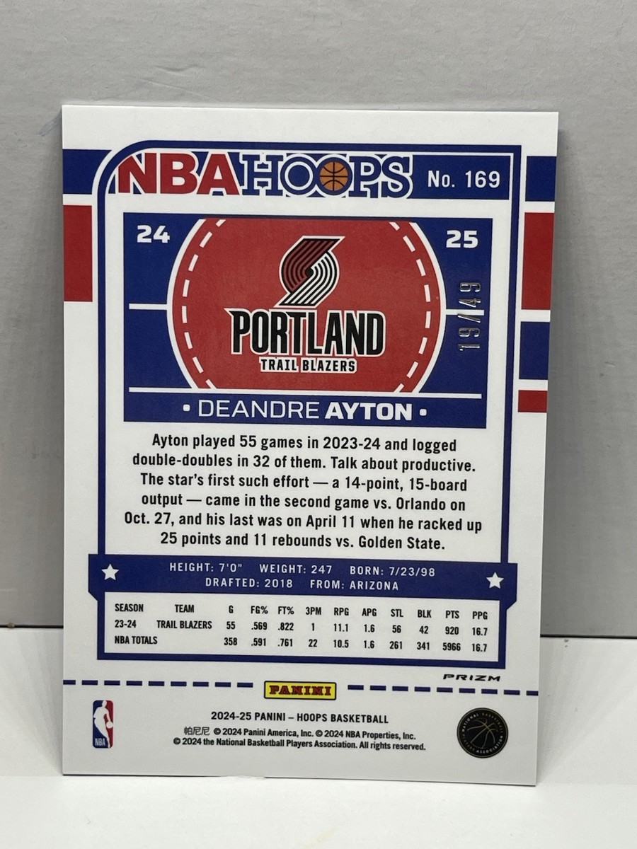 DEANDRE AYTON RC NBA HOOPS PANINI 25シリ 2023-24 Panini NBA Haunted Hoops #11 Deandre Ayton Orange | eBay