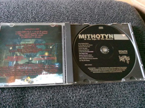 Mithotyn- In The Sign Of The Ravens CD 1997 Death Records Folk Pagan - Foto 3 di 3