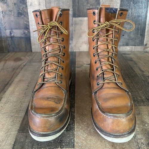 Red Wing 10877 Moc Toe Arbeitsstiefel Herren 10,5 EE - Bild 6 von 12