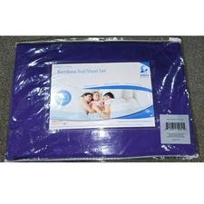 Hotel Sheets Direct 100% Viscose Derived from Bamboo Sheets Full 4pc Purple