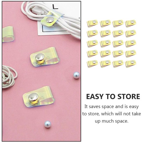 20 Pcs Winder Nightstand Cord Holder Holders for Charging Cables - 第 6/12 張圖片