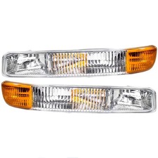 N P Front Parking Light Turn Signal Lamp Assembly Set for 99-02 Silverado 00-...