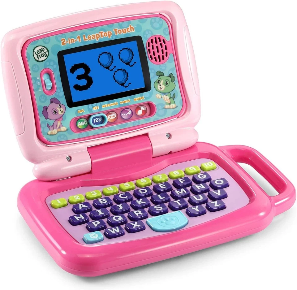 LeapTop Touch - Transforming Learning Toy in Pink for Preschoolers 2-5 - Image 4 of 4