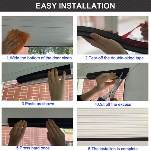 Universal Garage Door Threshold Seals Bottom , weatherproofing Garage Door We... - Picture 8 of 8