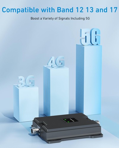 Cell Phone Signal Booster for Verizon and AT&T | Up to 4,500 Sq Ft | Black - Picture 2 of 9