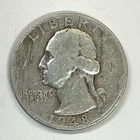 1948-S Washington Quarter - Free Shipping