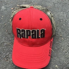 Rapala Red Cap "Holds the World Record for World Records" 100% Cotton One Size