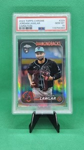 2024 Topps Chrome Jordan Lawlar Image Variation PSA 10 Rookie Diamondbacks #229