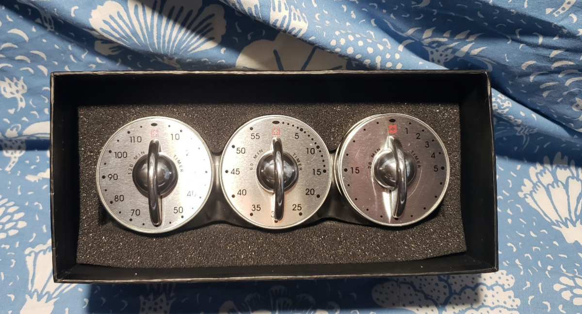 VTG Bengt Ek Designs Triple Timer 120/60/20 Minute MCM Aluminum