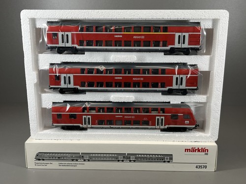H0 MÄRKLIN Doppelstockwagen-Set DB AC NEM 43570 OVP / 5 P 395