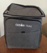 CEDAR TRAIL 34-Can Collapsible Cooler Backpack Padded Straps Leakproof