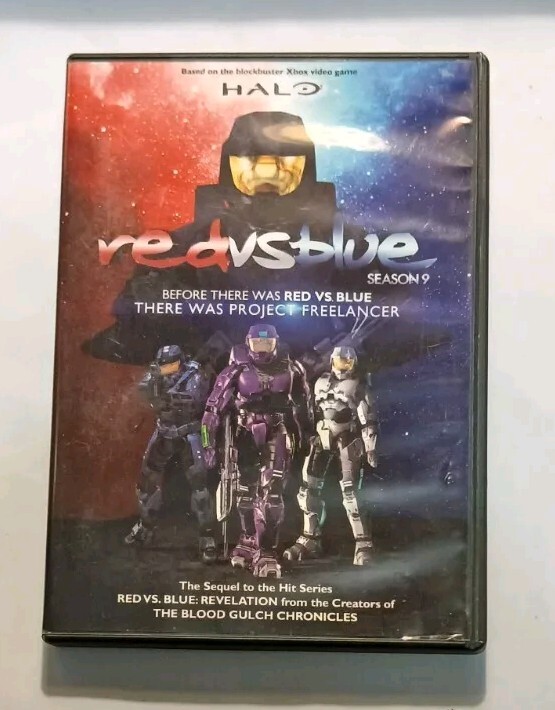 HALO Red Vs Blue Season 9 Project Freelancer DVD Rooster Teeth
