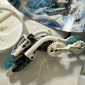 LEGO Technic Frost White Roboriders (2000) Toy Vehicle Set 8511