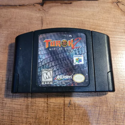 Turok 2: Seeds of Evil N64 Nintendo 64, 1998 - Tested