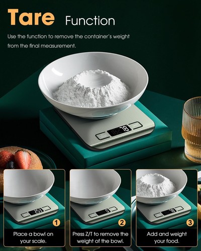 Digital Food Scale, 22lb Kitchen Scales Grams & Ounces For Weight Loss , Cooking - Picture 5 of 7