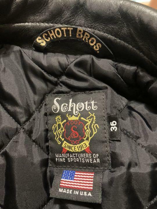 Schott Perfecto Double Leather Riders Jacket Size 36 Made in Schott Perfecto Double Leather Riders Jacket Size 36 Made in