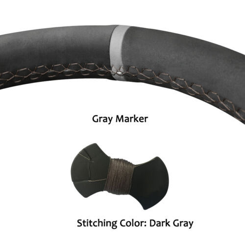 Suede Steering Wheel Cover for BMW 1 Series F87 F80 F30 F20 F25 F32 F33 F15 X5 - Picture 16 of 21