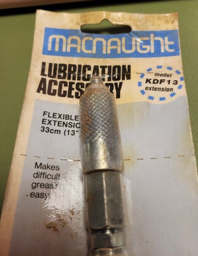 MACNAUGHT KDF13 13" Flexable Grease Extension Hose For Lubrication Gun NOS - Picture 2 of 6