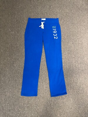 [M] Womens Gilly hicks Girl Sweatpants Blue Drawstring Yoga