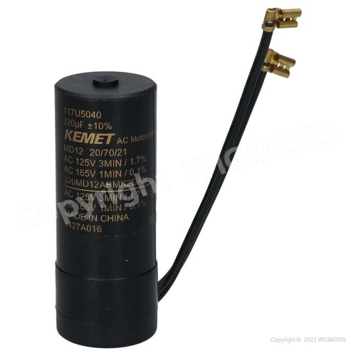 Start run motor compressor capacitor  Secop  320μF 117U5040 - Bild 4 von 4