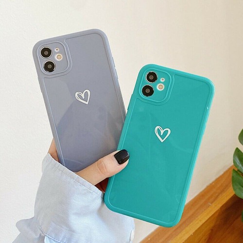 Silicone For iPhone 11 Pro TPU Case Cover Soft Max XS XR X 7 8 Heart ShockProof - Picture 9 of 18
