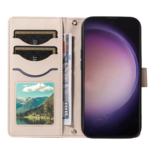 Für Samsung Galaxy S25Ultra/S24/S23/S22 Crossbody Leder Geldbörse Flip Stand Case - Bild 20 von 50