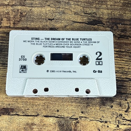 Sting The Dream of the Blue Turtles Cassette Tape Vintage 1985 A&M Records - Picture 7 of 7