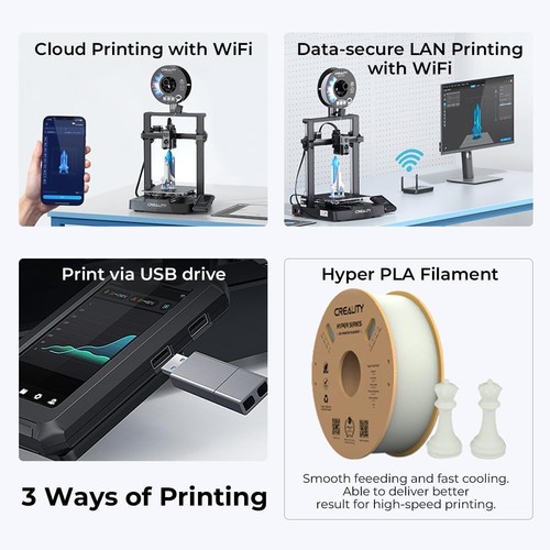 Creality Ender 3 V3 KE Drukarka 3D Oś X Szyna liniowa Precyzyjny druk 220 * 220 * 240 mm - Zdjęcie 9 z 9