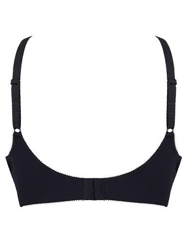 Charnos BLACK/PLATINUM Rhapsody Full Coverage Bra, US 42F, UK 42E - Picture 8 of 8