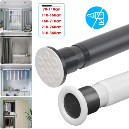 70-360cm Universal Teleskopstange Ohne Bohren Vorhang und Balkon Klemmstange DHL - Bild 3 von 29