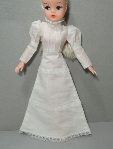 Vintage M&S St Michael long wedding dress for Kelly doll 70s Fits Sindy No Doll