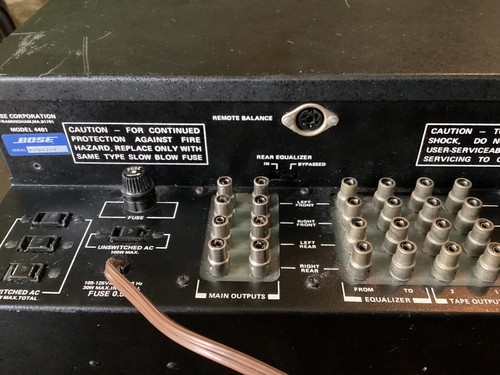 Bose 4401 Vorverstärker 4 Kanal Just Serviced funktioniert super Vintage HiFi - Bild 8 von 10