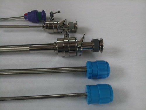 Laparoscopic Safety Trocar With Cannula Obturator 3mm 5mm 10mm Instruments Set - Picture 5 of 10