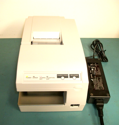 EPSON TM-U375 Model# M63UA Dot Matrix POS Receipt Printer w/Power Supply - Picture 2 of 15